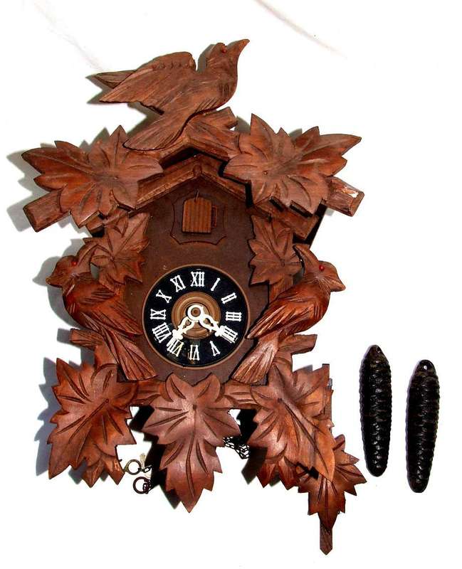 Vintage West German Cuckoo Clock