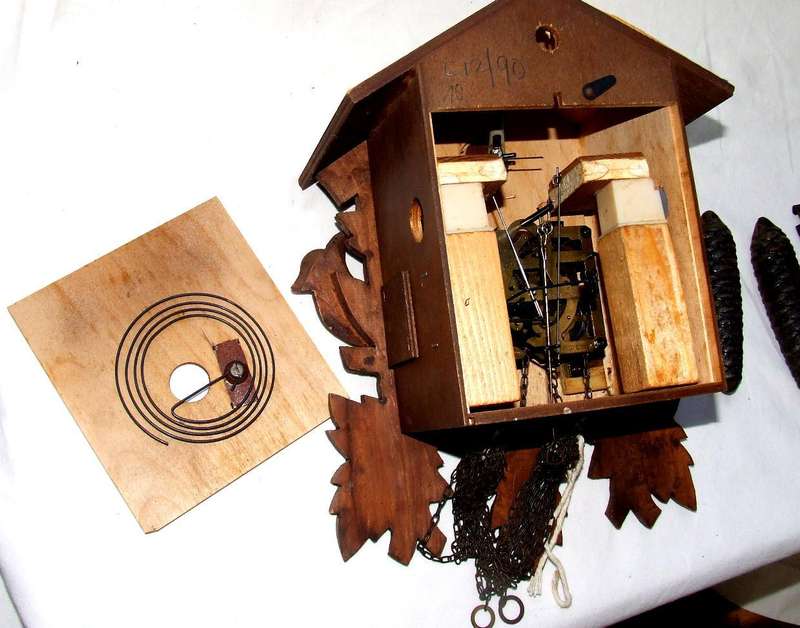 Vintage West German Cuckoo Clock