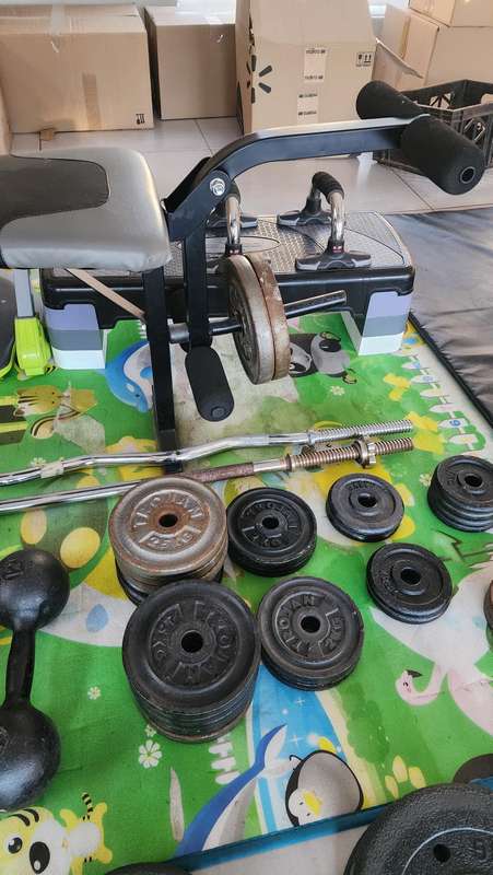 gym equipment lot - collection only