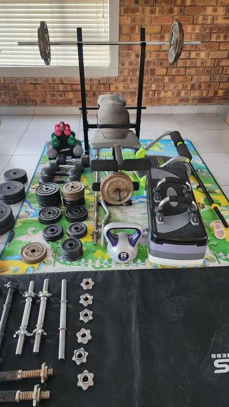gym equipment lot - collection only
