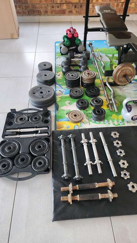 gym equipment lot - collection only