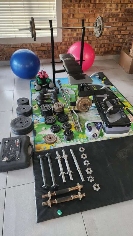 gym equipment lot - collection only