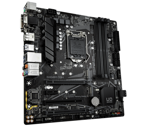 Gigabyte B460M D3H  LGA1200 Micro-ATX Desktop Motherboard  TAKES 10TH GEN CPU