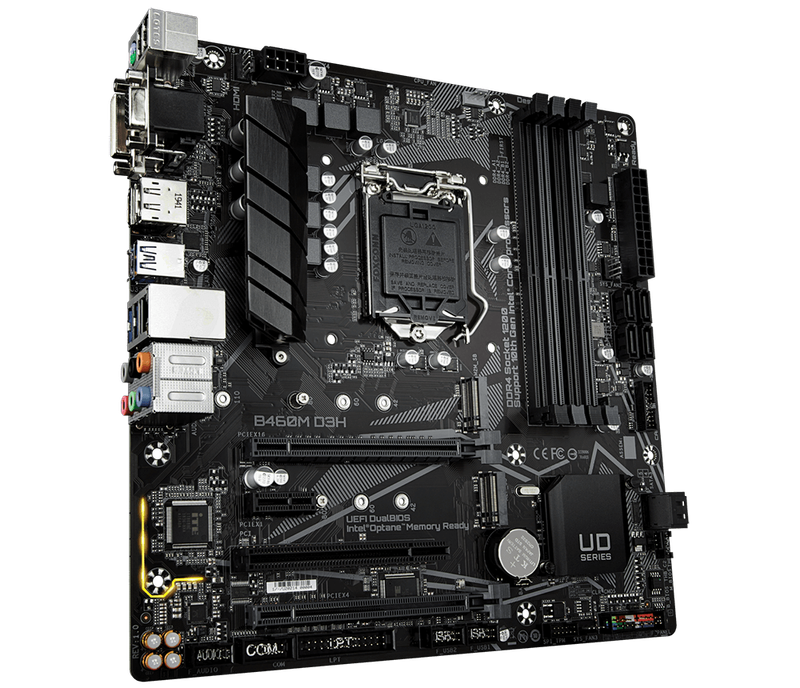 Gigabyte B460M D3H  LGA1200 Micro-ATX Desktop Motherboard  TAKES 10TH GEN CPU