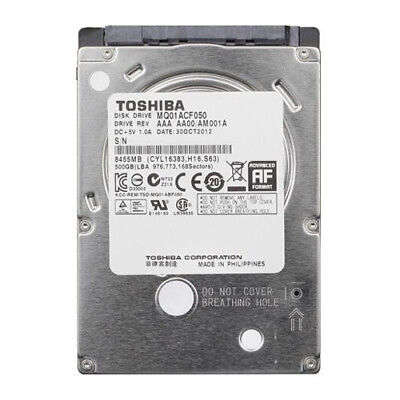 TOSHIBA 500GB 2.5" INTERNAL LAPTOP HDD