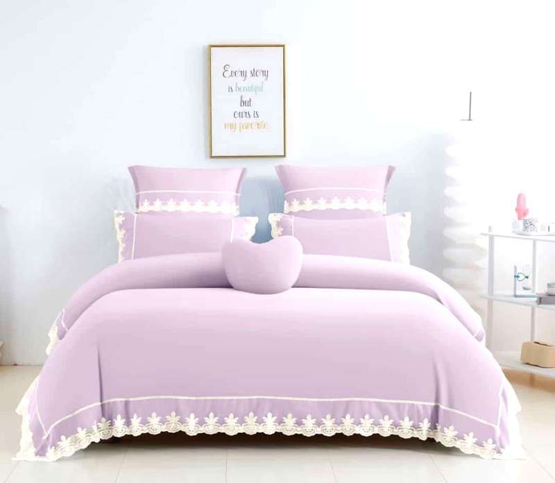 6pc Lace Comforter