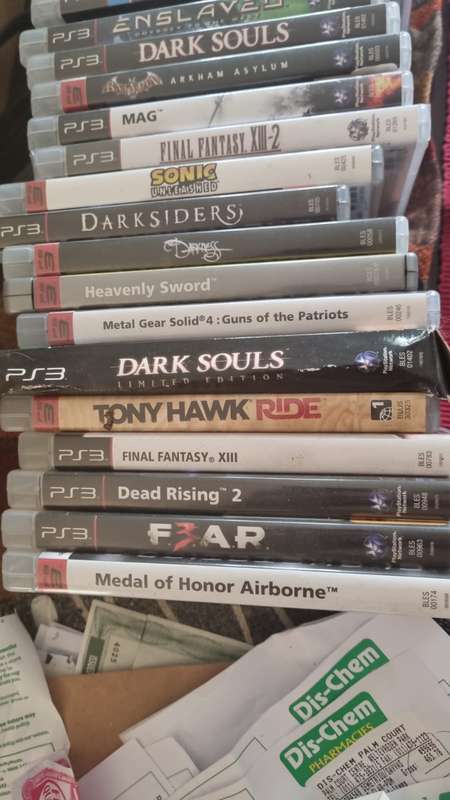 PS3 game collection (55 games in total) and 2 x controllers