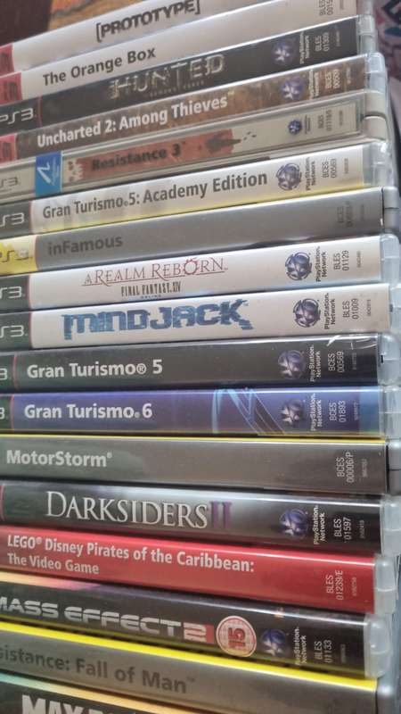 PS3 game collection (55 games in total) and 2 x controllers