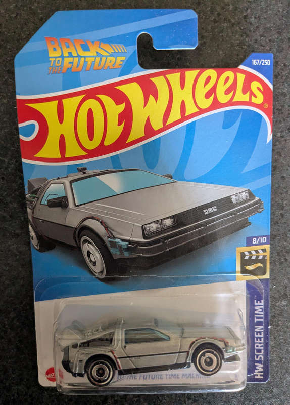 Hotwheels Back To The Future Time Machine Delorean car