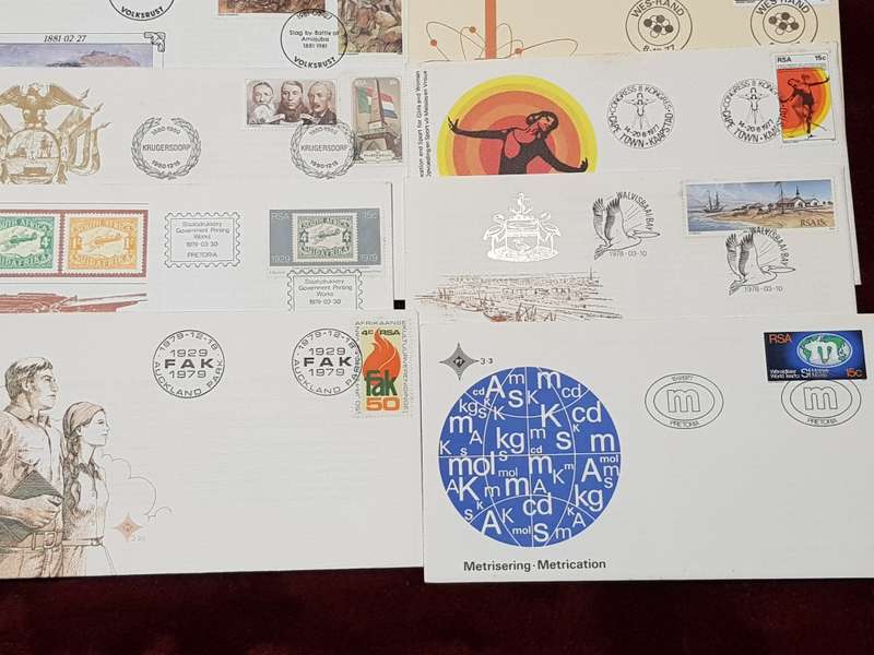 A Lot Of 20 RSA First Day Covers - [One bid for all]