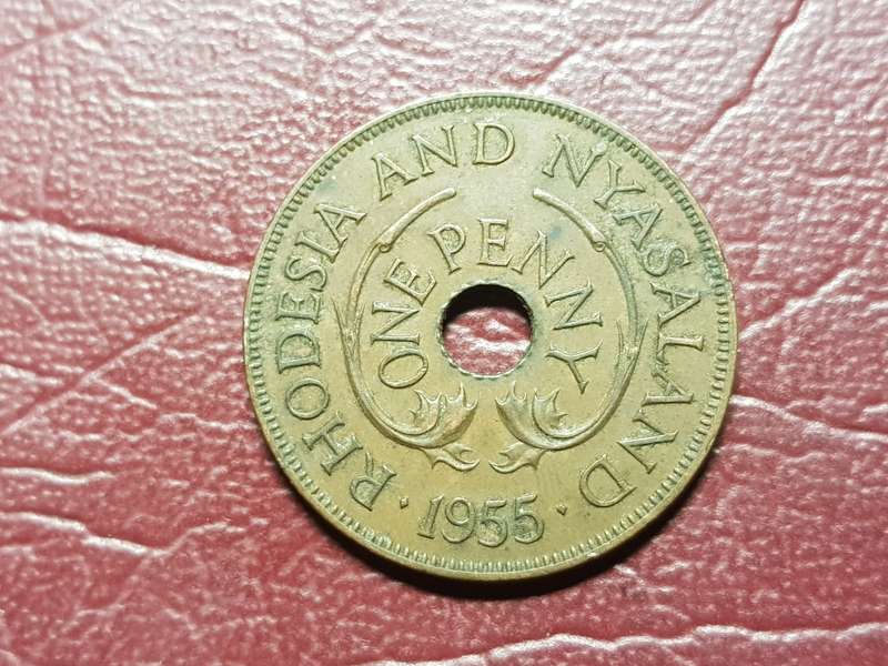 1955 Rhodesia One Penny