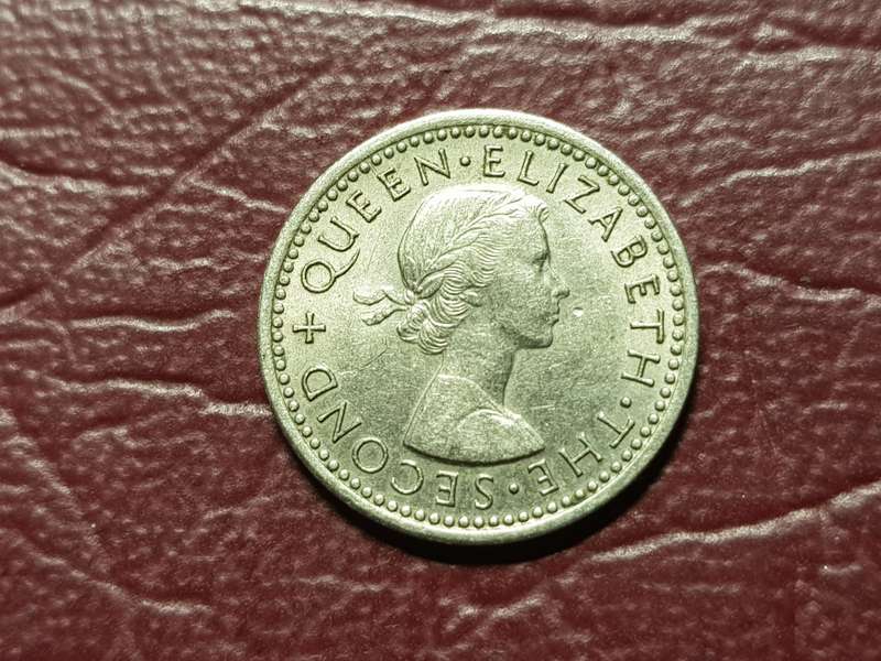1957 Rhodesia 3 Pence
