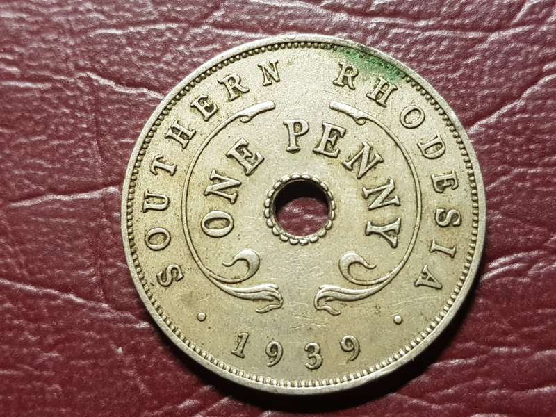 1939 Rhodesia One Penny