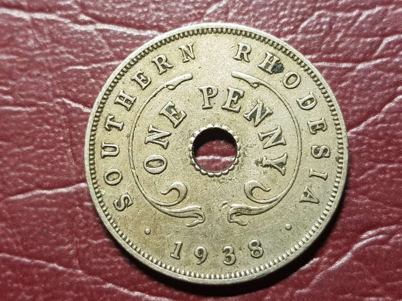 1938 Rhodesia One Penny