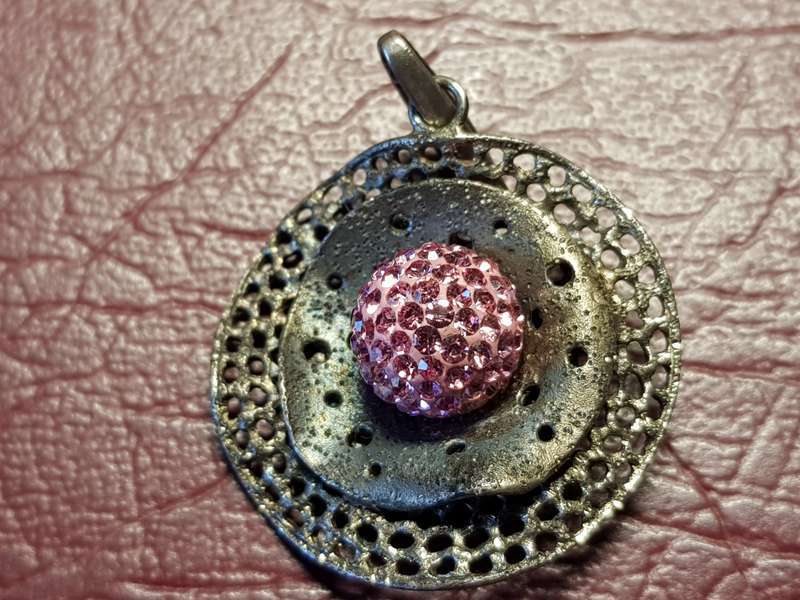 Lovely Vintage Genuine Solid Sterling Silver Magie Pendant in Perfect Condition - [8,3 g]