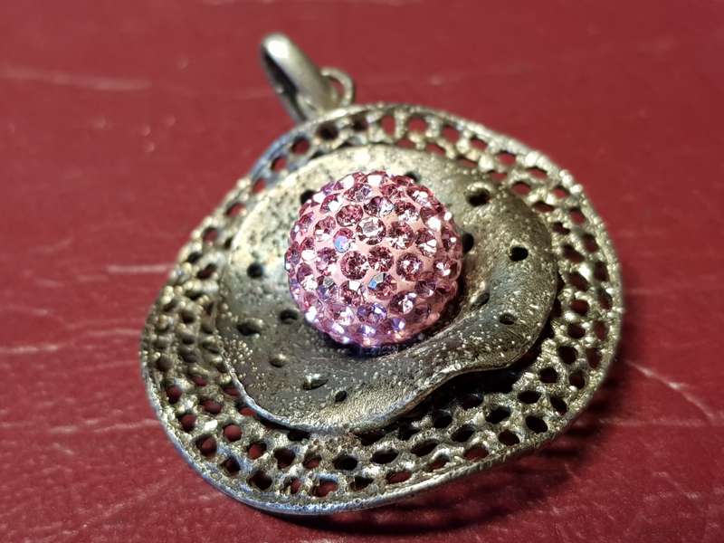 Lovely Vintage Genuine Solid Sterling Silver Magie Pendant in Perfect Condition - [8,3 g]