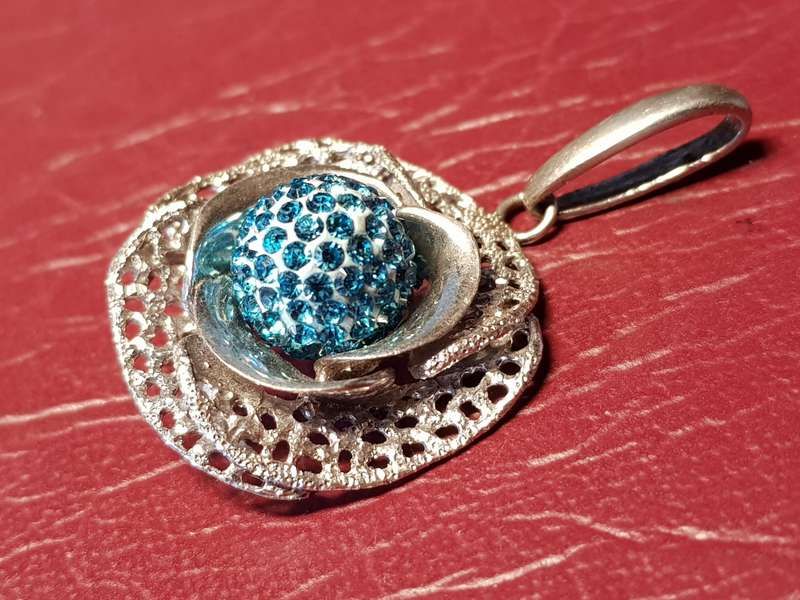 Lovely Vintage Genuine Solid Sterling Silver Magie Pendant in Perfect Condition - [6,3 g]