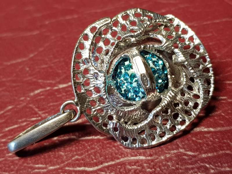 Lovely Vintage Genuine Solid Sterling Silver Magie Pendant in Perfect Condition - [6,3 g]