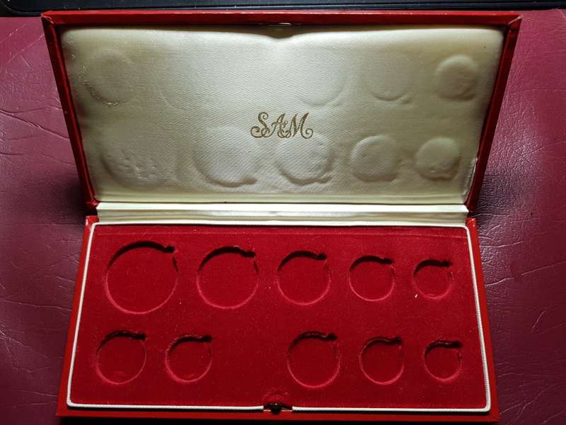 Empty 1979 SAM Long Proof Coin Box