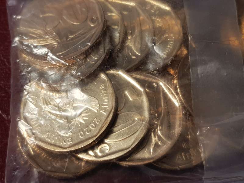 A Lot Of 20 x 2020 50 Cents - Brilliant Mint State - [Bid per coin to take all]