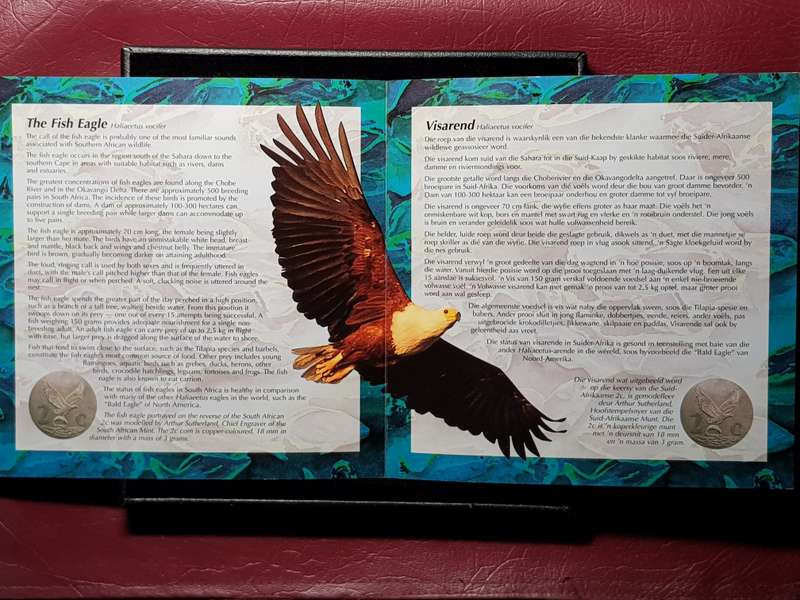 1995 RSA Proof Coin Set Capsuled In Original SAM Box