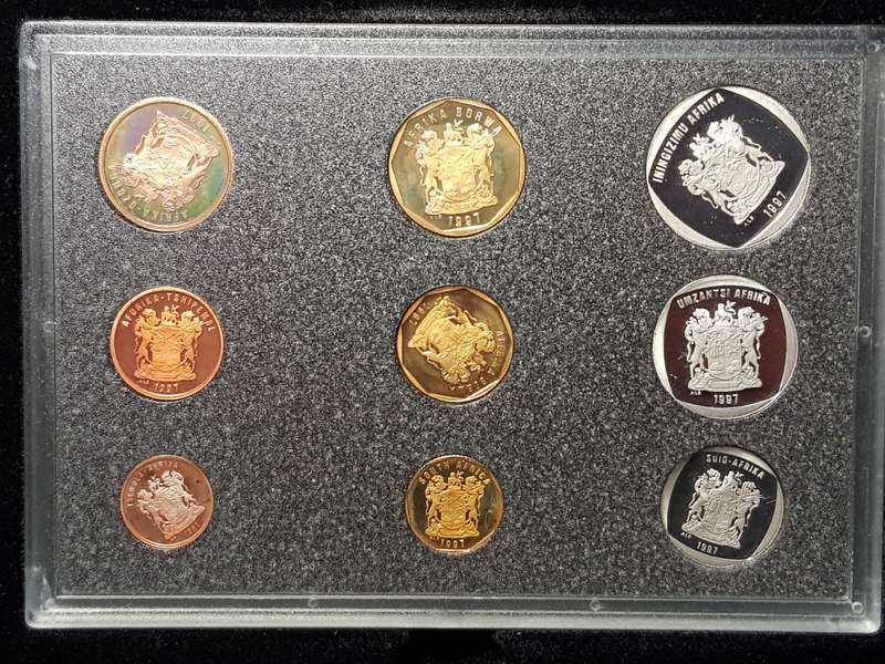 1997 RSA Proof Coin Set Capsuled In Original SAM Box