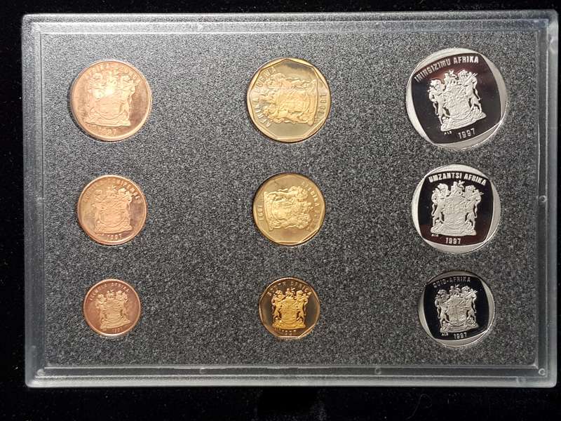 1997 RSA Proof Coin Set Capsuled In Original SAM Box