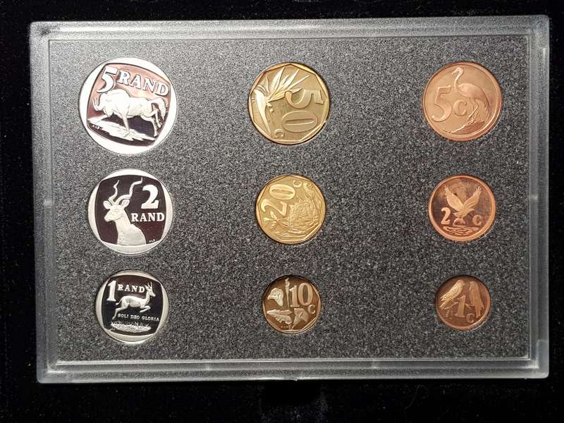 1997 RSA Proof Coin Set Capsuled In Original SAM Box