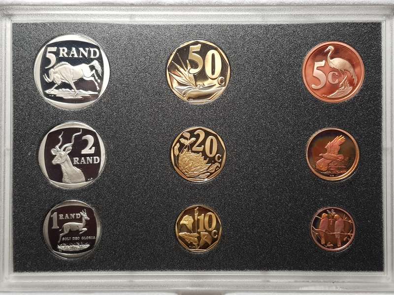 2002 RSA Proof Coin Set Capsuled In Original SAM Box
