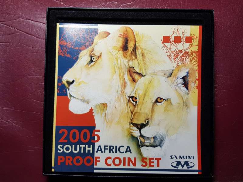 2005 RSA Proof Coin Set Capsuled In Original SAM Box