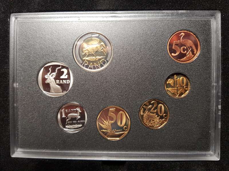 2005 RSA Proof Coin Set Capsuled In Original SAM Box