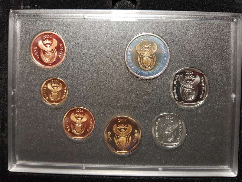 2004 RSA Proof Coin Set Capsuled In Original SAM Box