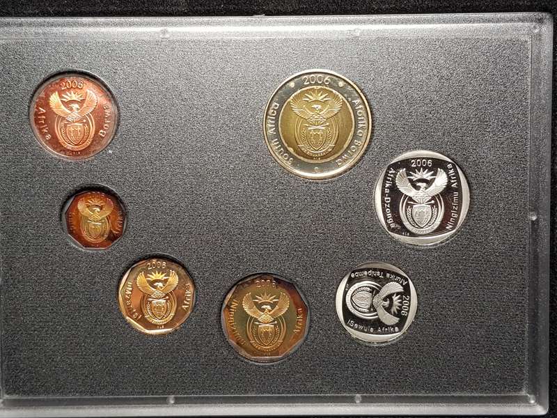 2006 RSA Proof Coin Set Capsuled In Original SAM Box
