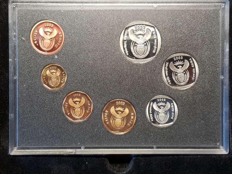 2003 RSA Proof Coin Set Capsuled In Original SAM Box