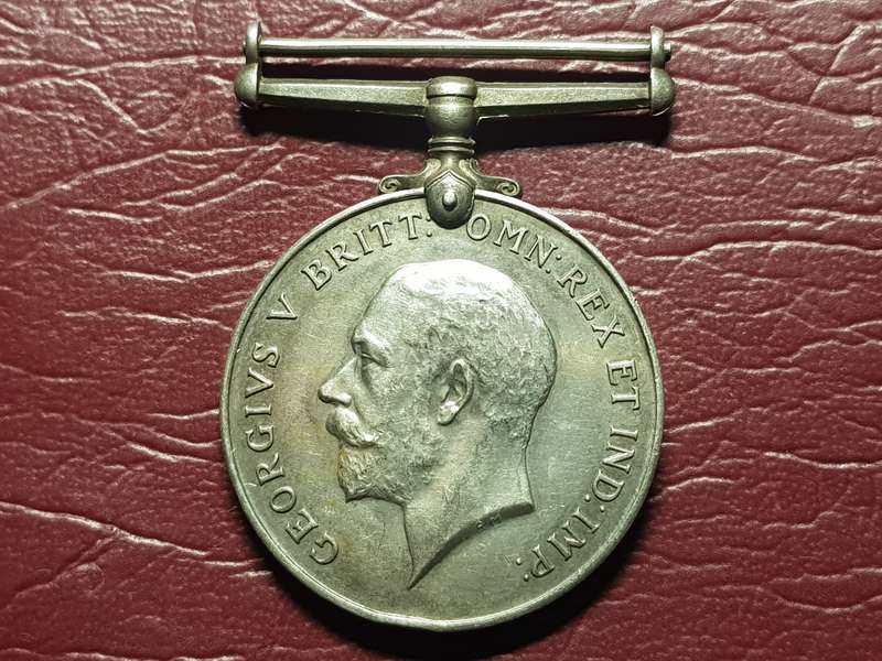 WWI Sterling Silver Medal Awarded To Lieutenant R.M. Alexander