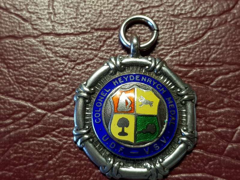 1969 Colonel Heydenrych Sterling Silver Medal In Very Good Condition - [10,8 g]