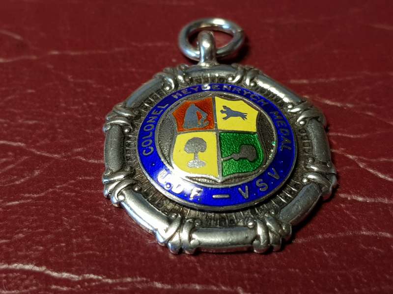 1969 Colonel Heydenrych Sterling Silver Medal In Very Good Condition - [10,8 g]