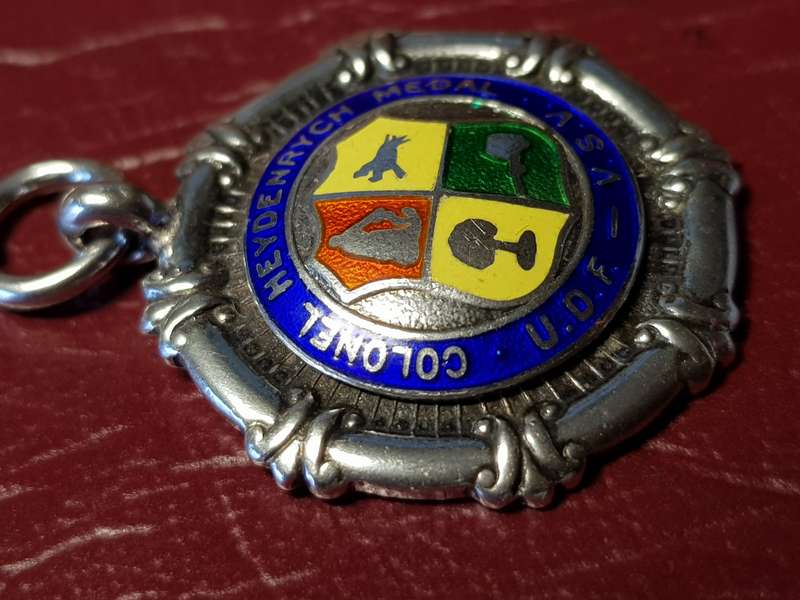 1969 Colonel Heydenrych Sterling Silver Medal In Very Good Condition - [10,8 g]
