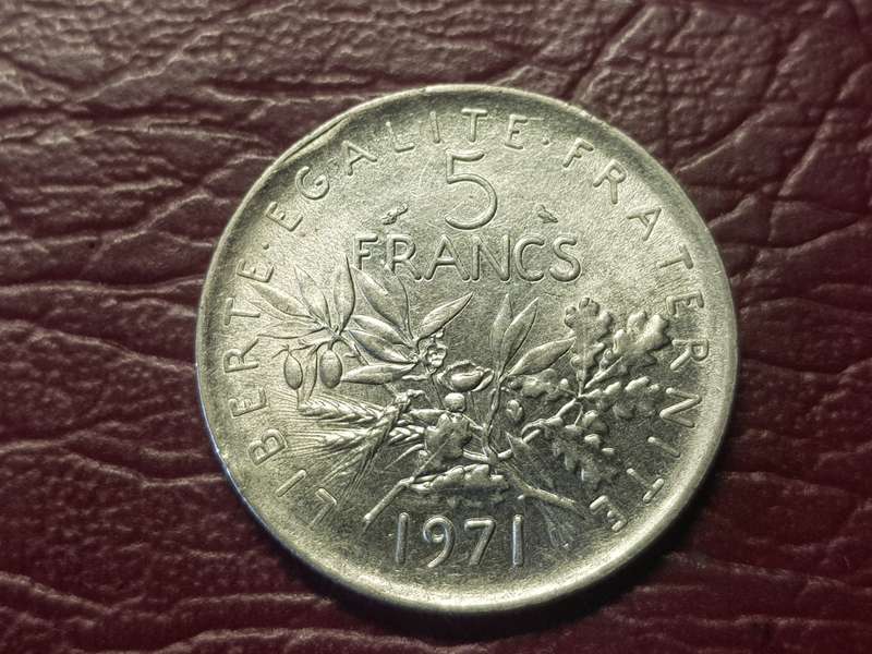 1971 France 5 Francs
