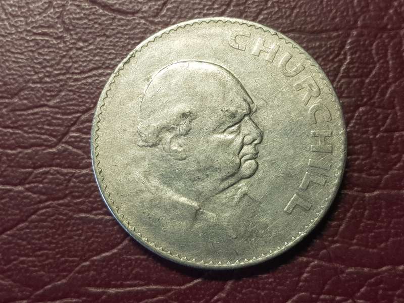 1965 Britain  1 Crown - Elizabeth II Churchill