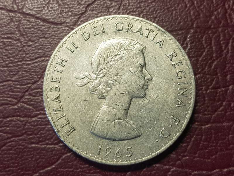 1965 Britain  1 Crown - Elizabeth II Churchill