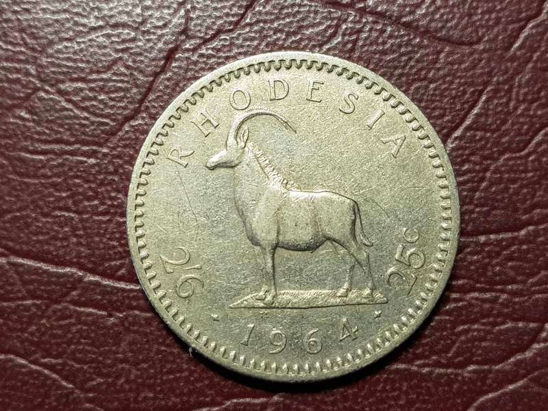 1964 Rhodesia 25 Cent