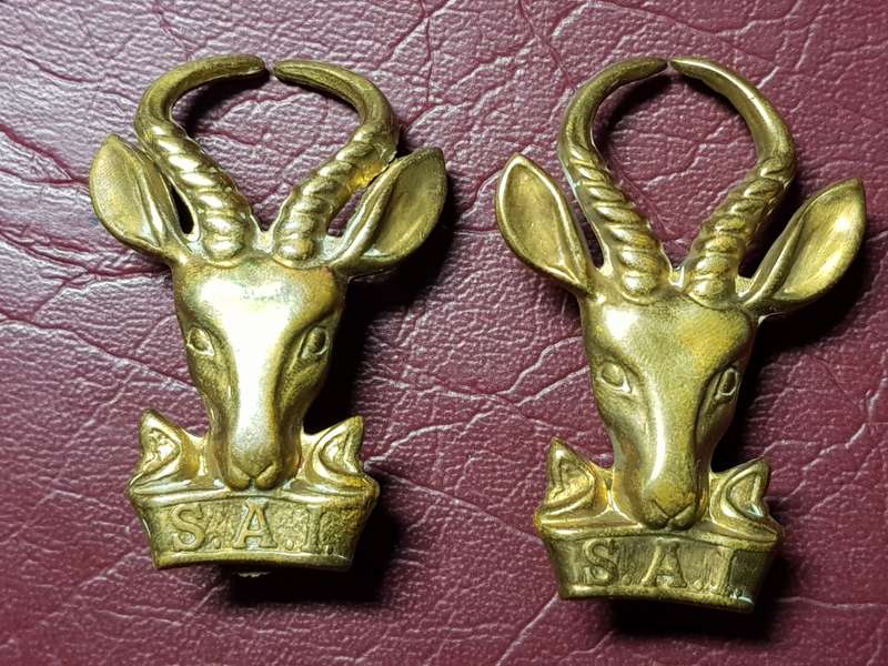 2 x SA Infantry Beret Badge