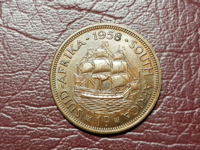 1958 SA Union Penny - MS