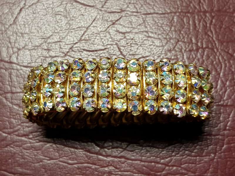 Ladies Crystal Wrist Band  In Very Good Condition