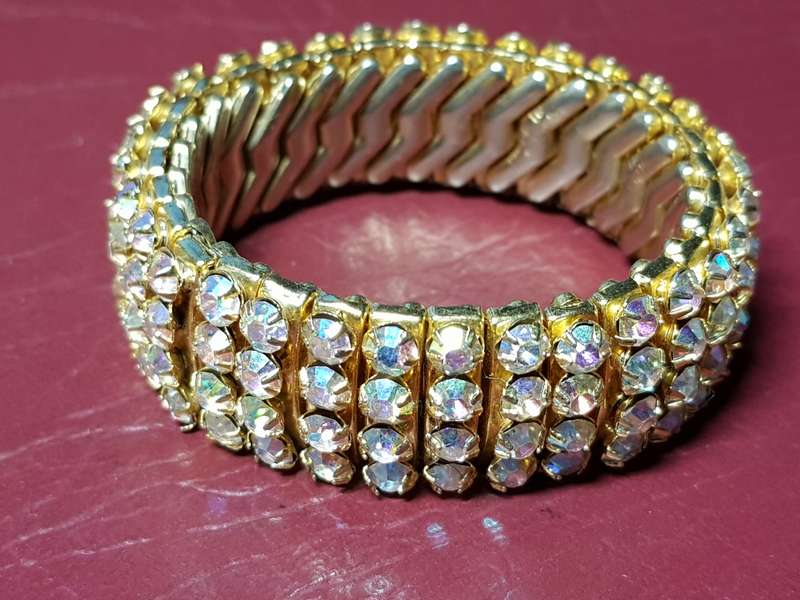Ladies Crystal Wrist Band  In Very Good Condition