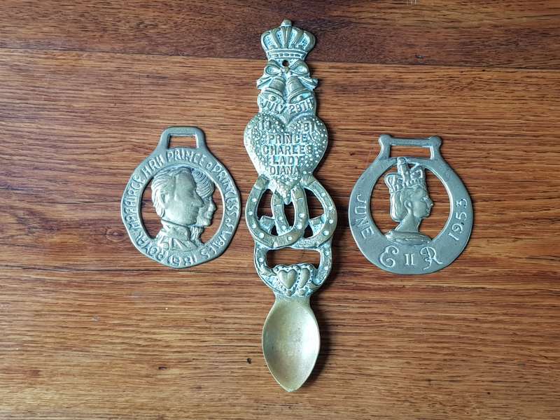Set Of Heavy  Copper Ornaments - 29th July 1981 - Prince Charles And Lady Diana