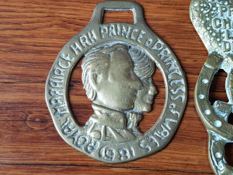 Set Of Heavy  Copper Ornaments - 29th July 1981 - Prince Charles And Lady Diana