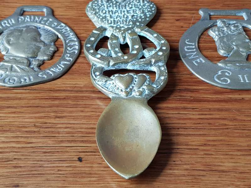 Set Of Heavy  Copper Ornaments - 29th July 1981 - Prince Charles And Lady Diana