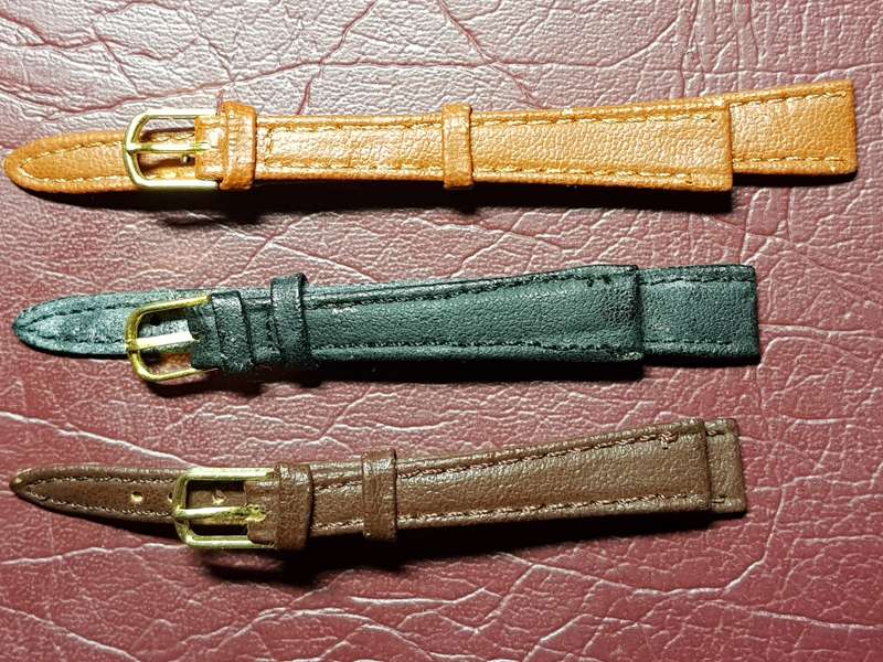 x3  New Ladies Genuine Leather Watch Straps - [Bid per strap to take all]